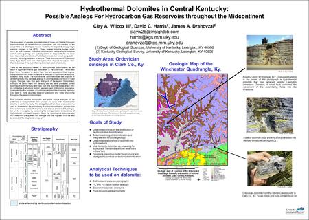 Hydrothermal Dolomites in Central Kentucky: