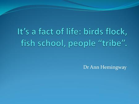 Dr Ann Hemingway. What I wanted to get out of the inspiring leaders program? More knowledge about myself as a leader. More knowledge about theories and.