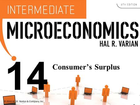 © 2010 W. W. Norton & Company, Inc. 14 Consumer’s Surplus.