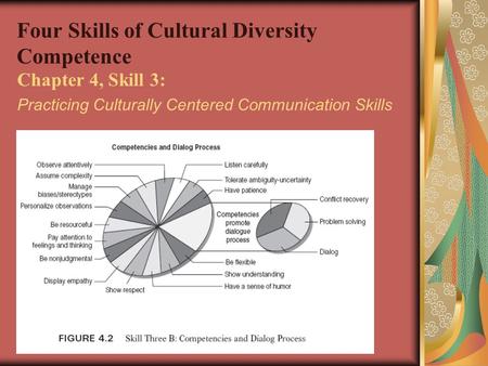 Four Skills of Cultural Diversity Competence