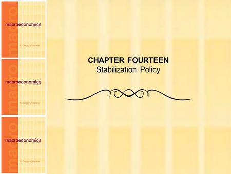 CHAPTER FOURTEEN Stabilization Policy.