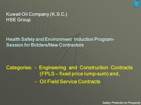 - Oil Field Service Contracts