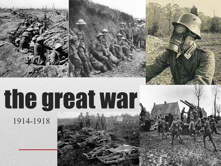 The great war 1914-1918. Nationalism. Nationalism led to rivalries between France, Germany, Austria-Hungary, and Russa. Several nationalities in Austria-Hungary.