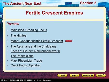 Fertile Crescent Empires