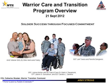 Warrior Care and Transition Program Overview