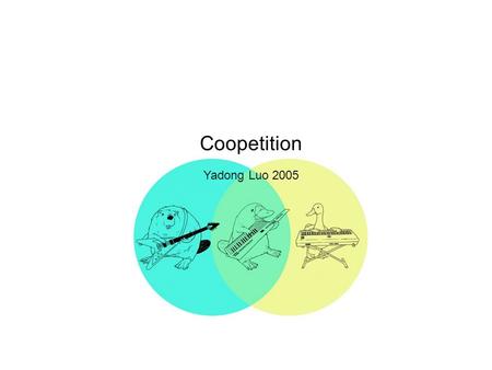 Coopetition Yadong Luo 2005. “Competition has been shown to be useful up to a certain point and no further, but cooperation, which is the thing we must.