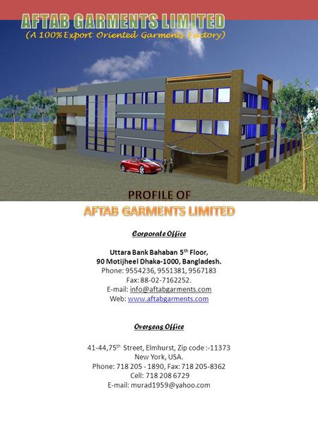 AFTAB GARMENTS LIMITED