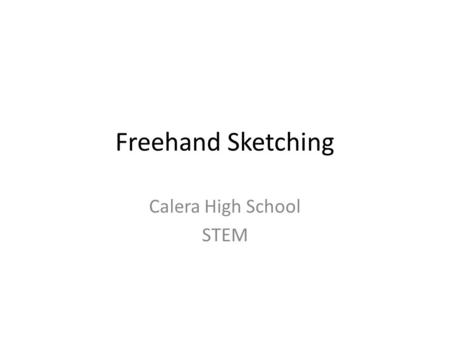 Calera High School STEM