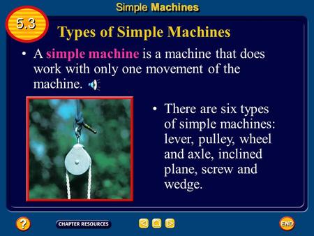 Types of Simple Machines