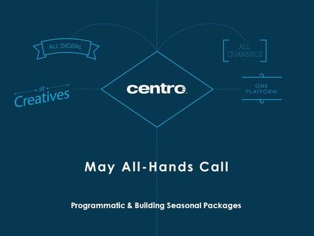 Programmatic & Building Seasonal Packages May All-Hands Call.