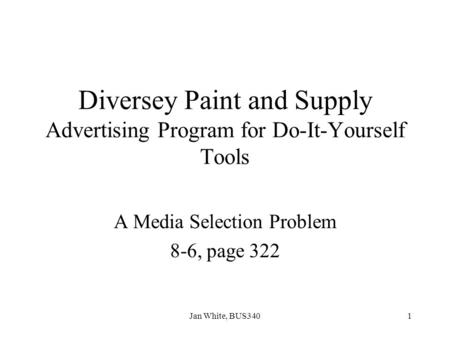 Diversey Paint and Supply Advertising Program for Do-It-Yourself Tools