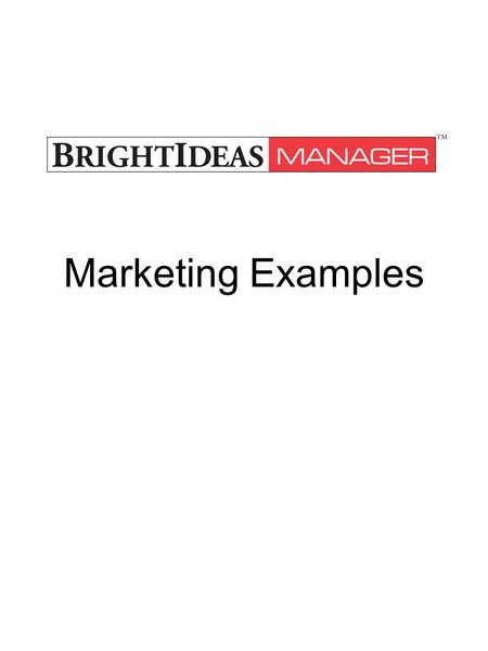 Marketing Examples. The attached examples for flyers and other communication pieces can be used “as is” or can be modified to meet your specific needs.