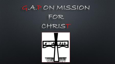 1. 1. T O REACH THE STREETS OF OUR CITY FOR J ESUS C HRIST. (M T 25:31-46) 2. 2. T O RAISE UP, THROUGH COMMUNITY, A MOVEMENT OF J ESUS - FOLLOWERS.