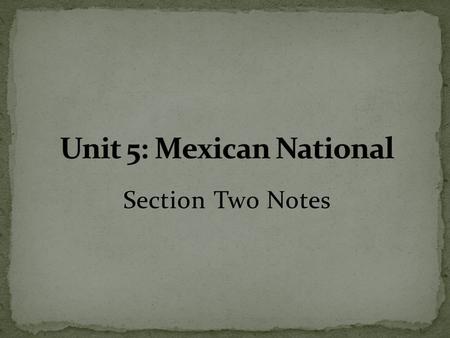 Section Two Notes. Spain began to feel more and more threatened by the United States. People known as filibusters, such as Philip Nolan, began entering.