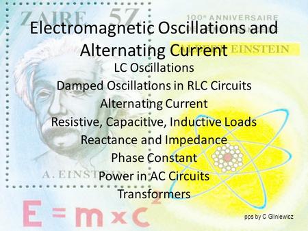 Electromagnetic Oscillations and Alternating Current