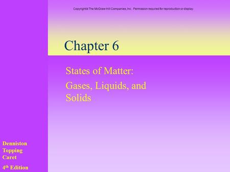 States of Matter: Gases, Liquids, and Solids