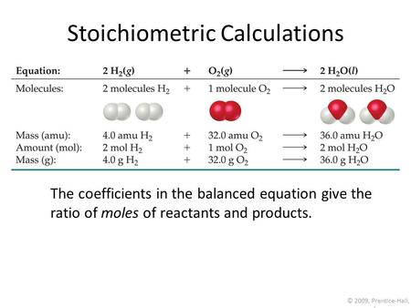 Stoichiometric Calculations