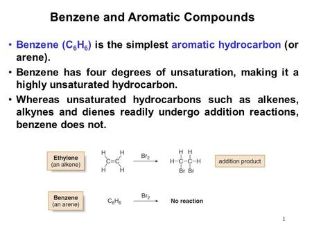 Benzene and Aromatic Compounds