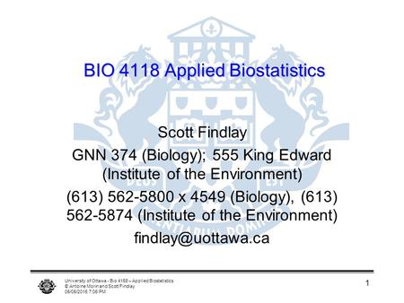 BIO 4118 Applied Biostatistics