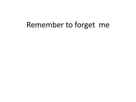 Remember to forget me. HTTP Logs Keep DNT=1 in logs and when/if all exemption covered use has been made – de-identify (IP=0.0.0.0, UA=ZZZ) – erase the.