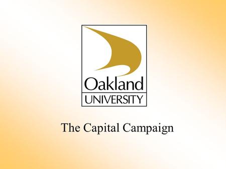 The Capital Campaign. A Campaign Is An organized, intensive fundraising effort to secure gifts and pledges – beyond the existing level – for clearly identified.