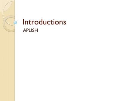 Introductions APUSH. Techniques Opposite Point of View (O.P.V.) States the opposite argument and shows why their stance is better. Uses words such as.