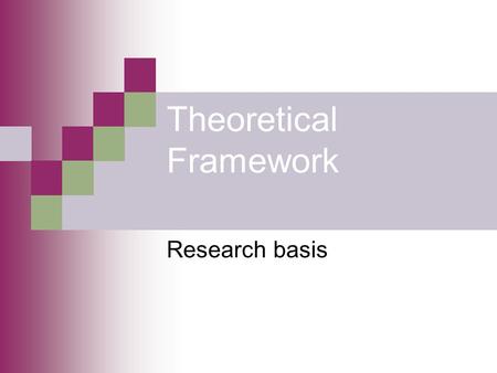 Theoretical Framework