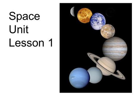 Space Unit Lesson 1. Stars The Sun and stars appear to move from east- to-west across the sky. They are not really moving. It is the rotation of the Earth.