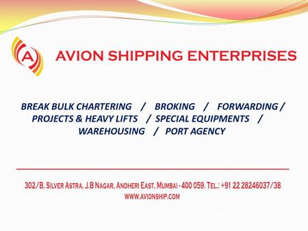 WAREHOUSING / PORT AGENCY