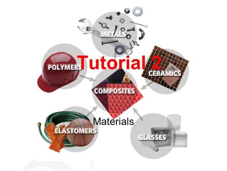 Tutorial 2 Materials. Question 1 In your own words, explain the difference between hardness and toughness. When a steel knife and a diamond is made to.