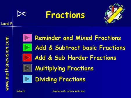 Compiled by Mr. Lafferty Maths Dept.