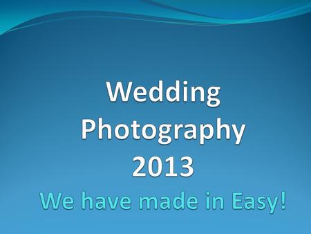 $250.00 per hour for as long as you need our services at your wedding!