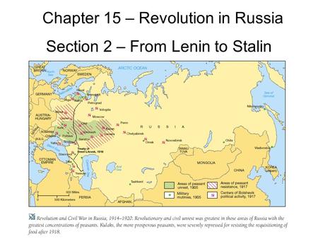 Chapter 15 – Revolution in Russia