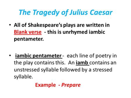 The Tragedy of Julius Caesar