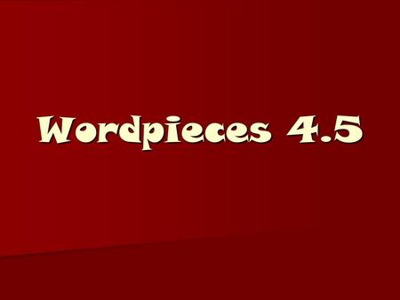 Wordpieces 4.5. erg/urg “work” “work” surgical adjective adjective Very precise; clear and accurate Very precise; clear and accurate Synonym: exact Synonym: