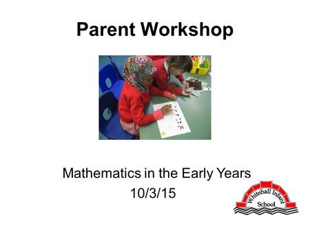 Mathematics in the Early Years