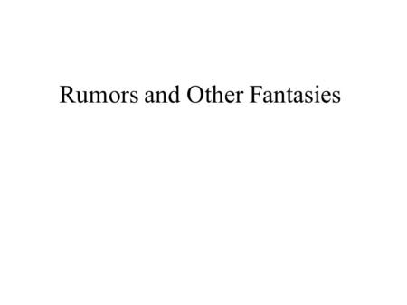 Rumors and Other Fantasies. Why Did I Quit (1)? Rumor: –Due to the move of APNIC to Australia, I was forced out by the Japanese members of APNIC Reality: