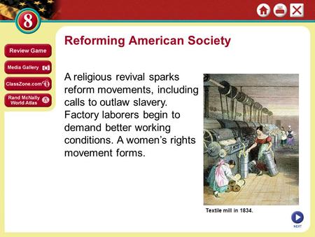 Reforming American Society