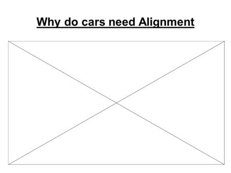 Why do cars need Alignment