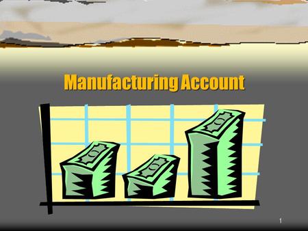 Manufacturing Account