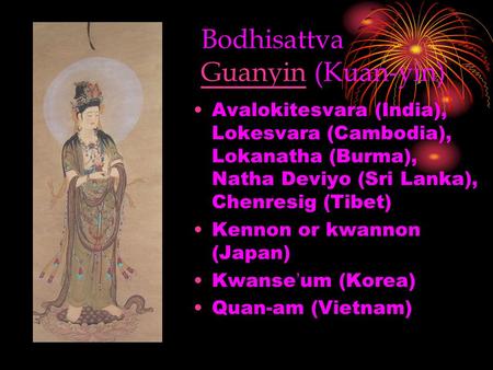 Bodhisattva Guanyin (Kuan-yin)