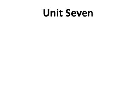 Unit Seven. 1. Amiss: adj. faulty, imperfect, not as it should be, awry; adv. In a mistaken or improper way, wrongly, awry Unit 7 Adjective or Adverb.