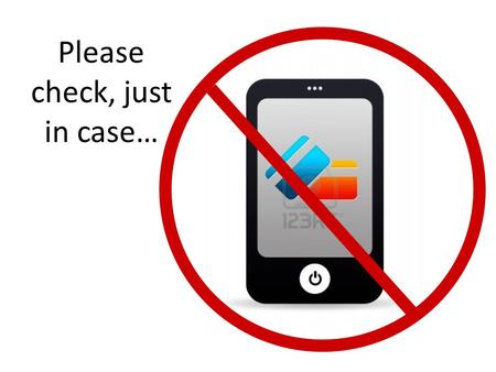 Please check, just in case…. Announcements Next week is our last “regular” class session – guest speaker. Make an appointment to see me about the final.