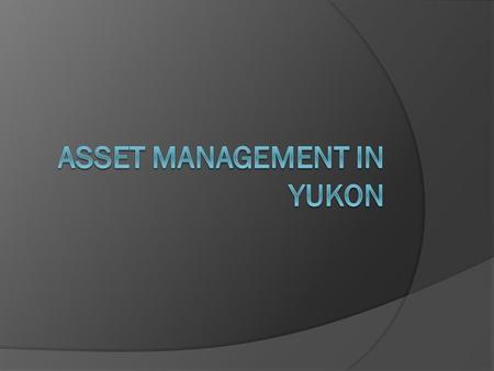 Why?  Why should we focus on asset management? National Context  2003 Technology Roadmap Report stated infrastructure at a “critical stage” nationally.