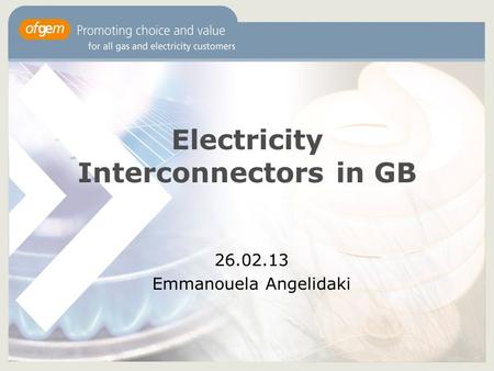 Electricity Interconnectors in GB