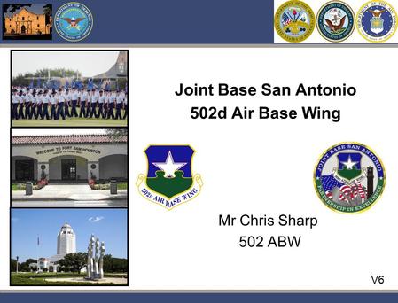 Pwc V6 Mr Chris Sharp 502 ABW Joint Base San Antonio 502d Air Base Wing.