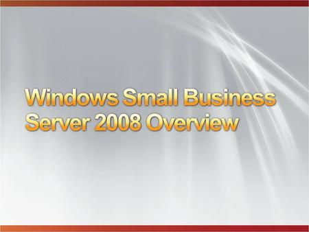 Setup only answering business-related questions Simple language to explain each step Designed to meet the needs of Small Business More customization via.