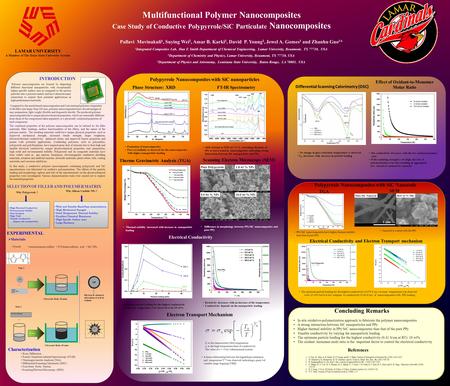 References References Multifunctional Polymer Nanocomposites Case Study of Conductive Polypyrrole/SiC Particulate Nanocomposites The combined properties.