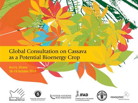 Why cassava? It is a fascinating plant, and perhaps the one with the most potential. - food; starch - animal feed; - bioenergy and biofuels. Leaves are.