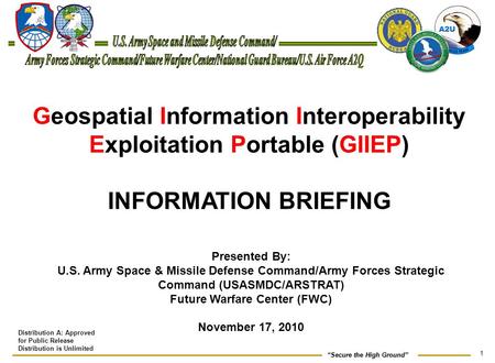 Geospatial Information Interoperability Exploitation Portable (GIIEP)